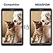 Samsung Galaxy Tab E 8.0 Screen Protector 8.0 Inch, Nearpow Tempered Glass Screen Protector with [9H Hardness] [2.5D Round Edge] [Crystal Clear] [Easy Bubble-Free Installation] [Scratch Resist]