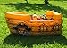 Kenley Inflatable Drinks Cooler - Floating Pirate Ship - Supplies & Decorations for Beach Pool Party, Summer Picnic, BBQ, Luau or Pirate Theme Kids Birthday - Ice Buffet Tray Drink Holder Serving Bar