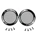 2 pcs Speaker Grills Cover Steel Mesh Protective Case with 8 pcs Screws for 116 mm Outer Speaker Mounting - 4.88"/124mm Outer Diameter Black Speaker Grills