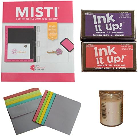 MISTI STAMP TOOL BUNDLE-Ink Pads, Embossing Powder and Note Cards