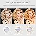 Tycka 40 LED Selfie Ring Light, Stepless Brightness Control, Independent Dimmable Warm White and Cold White, Clip-on and Rechargeable Design, Ultra-Bright, for iPhone Samsung Sony Google and More