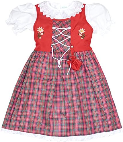 Children Dirndl with Ditty Bag Set of 3//127/130 Classic, Even for Cosy Children in Size 146/152