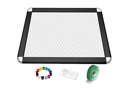 Gamerboard A3 (runde Ecken) schwarz, mit Zubehör. Für Pen and Paper Rollenspiel, Tabletop- und Strategie-Games. Gamemaster Sc