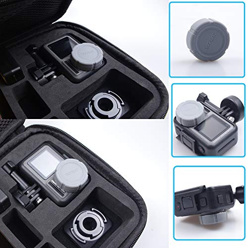 SKYREAT Silicone Soft Rubber Lens Cap Cover Accessories for DJI Osmo Action Camera