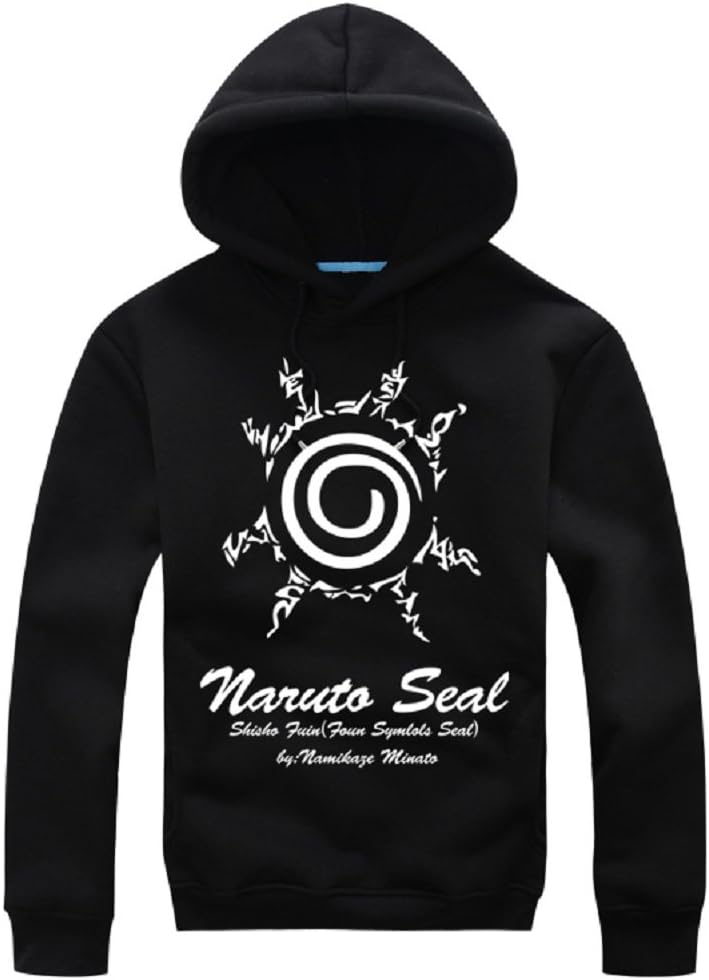 Unisex Naruto Shippuden Black Hoodie Jacket