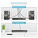 Sound Bar, Bluetooth Surround Sound Bar Speaker TV Soundbar Wired and Wireless for TV/PC/Tablet/Smartphone (Included 3.5mm Audio Cable, Dual Connection Methods, Remote Control)