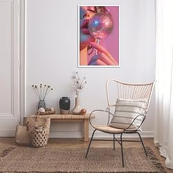 Retro Pink Disco Ball Posters Funky Cool Y2k