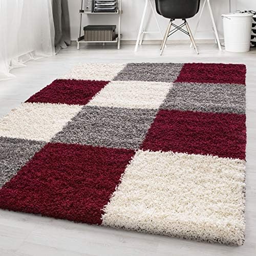 High Pile Designer Shaggy Rug for Living Room Long Pile Easy Care 3 cm