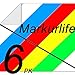 Markurlife Compatible Color Tz Label Replace for Brother Ptouch Label Maker Tze Tape 12mm 0.47 Inch Laminated Black on White/Clear/Blue /Red/Yellow/Green for P-touch D200 PT-D210 PT-D400 PT-D600, 6P