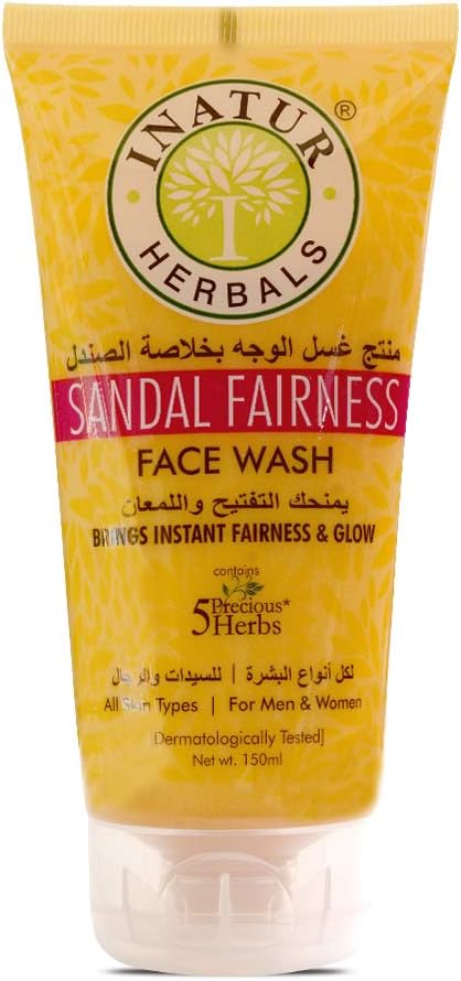 INATUR Herbals Sandal Fairness Face Wash