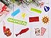 Toyland 10 Christmas Party Favours - Christmas Tree Decorations - Silver Or Red (Silver)