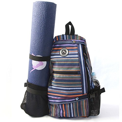 Aurorae Yoga Mat Bag. Multi Purpose Cross-Body Sling Back Pack. Mat Sold Separately.