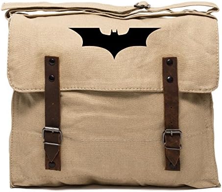 Batman Begins The Dark Knight Heavyweight Canvas Medic Shoulder Bag in Khaki