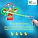 Bundaloo Duck Shooting Game - Powered Ferris Wheel Arcade Shoot Game - Mini Carnival Gaming for Playroom for Kids and Adults - Fun Toy Gun Set and Target Practice