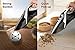 WELIKERA Cordless Vacuum, 12V 100W Hand-held, Powerful Portable Pet Hair Vacuum, Rechargeable, HEPA Filter, Black