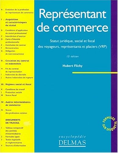 Download Représentants de commerce : Satut juridique, social et fiscal des voyageurs - Représentants et placiers (VRP) PDF