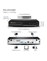 Jennov: cámara de seguridad IP inalámbrica con audio bidireccional y WiFi para uso en exteriores (HD 1080P, visión nocturna por infrarrojos, audio bidireccional, detección de movimiento Onvif y tarjeta micro SD 16G preinstalada)