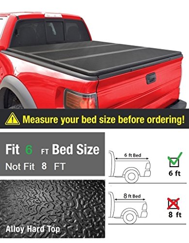 Ez Auto Premium Hard Top Tri Fold Truck Bed Tonneau Cover For 1993 2013 Ford Ranger Standard Extended Cab 6 Ft Bed Excl Flareside Buy Online In Bahrain Ez Auto Products In Bahrain