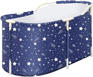 Ydshyth Bañera Plegable Cuerpo Entero Adulto Baño Barril Independiente