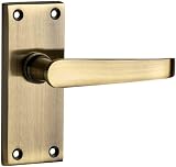 Designer Levers Victorian Straight Lever Door Handles Antique Brass 1 Pair view 3