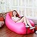 IFLYING Outdoor Portable Inflatable Lounger Beach Sofa with Compression Air Bag(Pink)