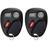 2X Key Fob Remote for 2001-2011 Chevrolet (15042968) | Replacement for 2001 2002 2003 2004 2005 2006 2007 2008 2009 2010 2011 Suburban Silverado Tahoe (15732803) Self Programmable