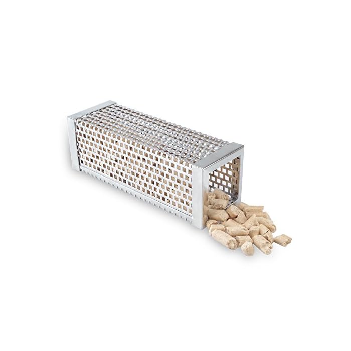 Buy KampFit Pellet Smoker Tube 6" Stainless Steel Perforated Wood