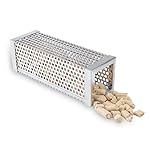 KampFit Pellet Smoker Tube 6" - Stainless Steel Perforated Wood Pellet Tube Smoker - Perfect for any Electrical, Gas, Charcoal Grills