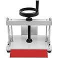 Wheel Flattening Machine, A4 Manual Flat Paper Press Flattener Press Machine Desk Top Paper Book Binding Press Machine for Bills Books Invoices Financial Files Express Orders