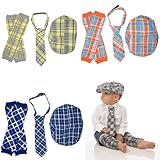 juDanzy Hat, Tie & Leg Warmer Set for Baby & Toddler Boys