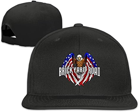 LIONPOKE Lynyrd Skynyrd Biker Patch (6) Adjustable Snapback Flat Hats Caps Black