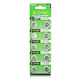 YCDC 10Pcs AG10 G10A SR1130 LR1130 390A D189 LR54 Alkaline Battery Button Coin Cells