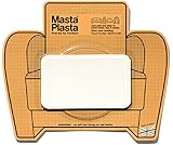 MastaPlasta, Leather Repair Patch, First-aid for Sofas, Car Seats, Handbags, Jackets, etc. Ivory Color, Plain 4-inch by 2.4-inch, Designs Vary