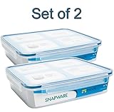 Snapware Airtight Large Rectangle Storage Container, 8-Cup - Set of 2
