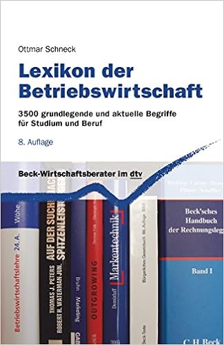 Lexikon Der Betriebswirtschaft Hahn Klaus Schramm Uwe Stelzer Matthias Schneck Ottmar 9783423058100 Amazon Com Books