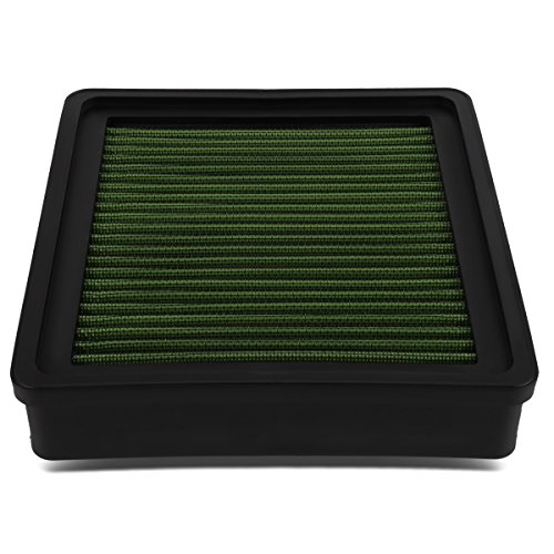 DNA Motoring AFPN-064-GN Washable Drop In Panel Air Filter - Enhance Engine Per…