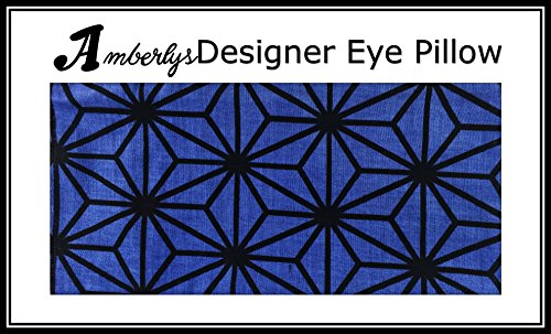 Amberly Lavender Yoga & Mediation Eye Pillow for Relaxing Insomonia Relief (Individual Eye Pillow, Design 13)