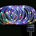 LE® 23ft LED RGB Solar Rope Lights, Waterproof, 50 LEDs, Red/Green/Blue, 1.2 V, Multi-color, Portable, with Light Sensor, Outdoor Rope Lights, Ideal for Christmas, Wedding, Party