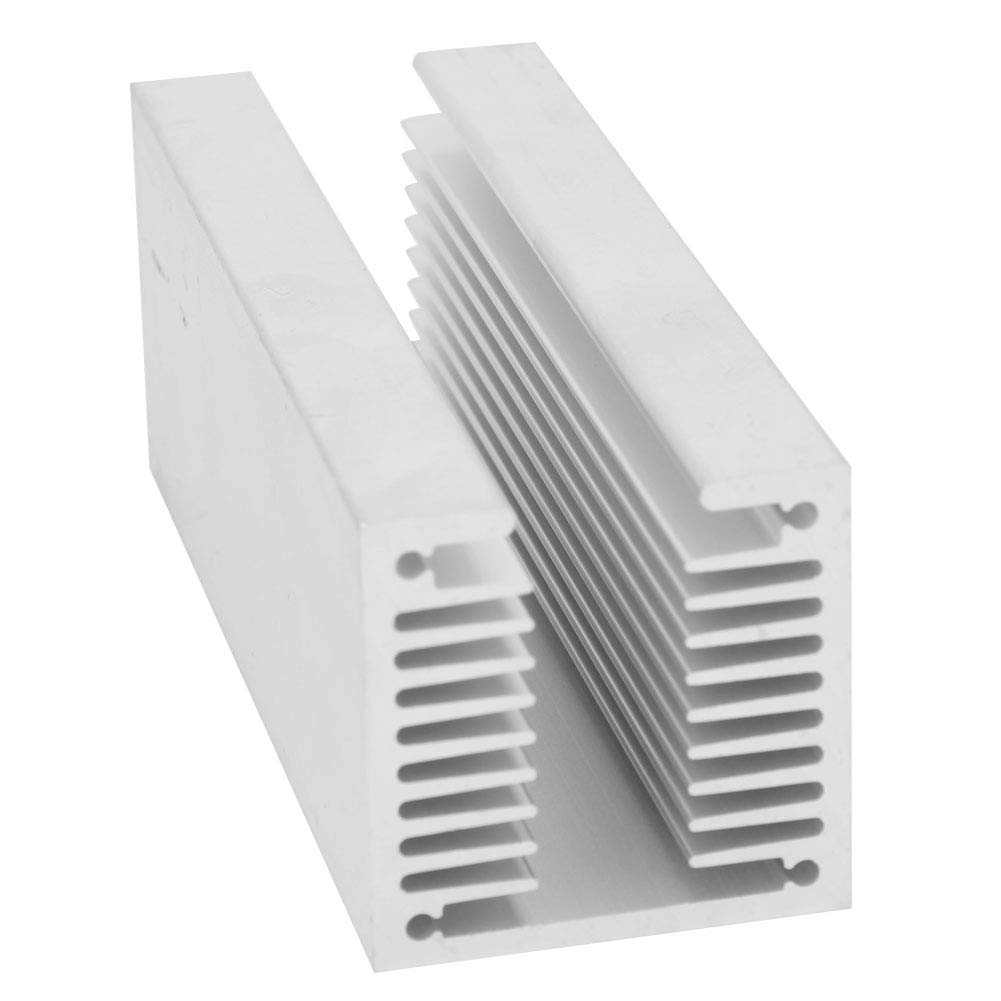 Aluminum U Type TO-3P Heat Sink P100x40x40, Dense Tooth Heat Cooler Fin Cooling Radiator, for 1/2 /3 Generation, Set Top Box, LED, Player, Router, Security, CPU - 100 x 40 x 40mm