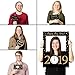 Big Dot of Happiness New Year's Eve - Gold - New Years Eve Party Selfie Photo Booth Picture Frame & Props - Printed on Sturdy Material