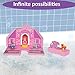BathBlocks Floating Castle Bath Toy Princess Bath Toys