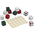 EAI Education Blank Dice and Labels - Set of 12