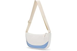 GOEWY Crescent Crossbody Bag for Women Lightweight Small Nylon Sling Bag with Adjustable Strap