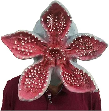 Halloween Funny Stranger Things Monster Mask Latex Cosplay Costume Headgear Red