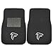 FANMATS 17131 NFL - Atlanta Falcons 2-pc Embroidered Car Mat Set | Black | 17