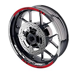 MC MOTOPARTS 17 inch Wheel Rim Stickers Decals Tape