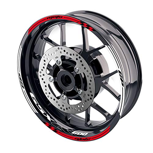 MC MOTOPARTS 17 inch Wheel Rim Stickers Decals Tape
