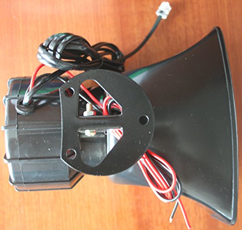 Cool-Zingers-100-Watt-Police-Siren-5-Sound-Emergency-Vehicle-Warning-Speaker-PA-System-Microphone-12v