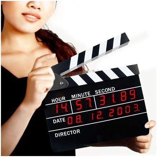 Digital Clapperboard Alarm Clock