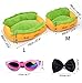 Hot Dog Design Pet Dog Bed,Removable and Washable Pet Mat Dog House